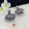 Silver Metal Earrings