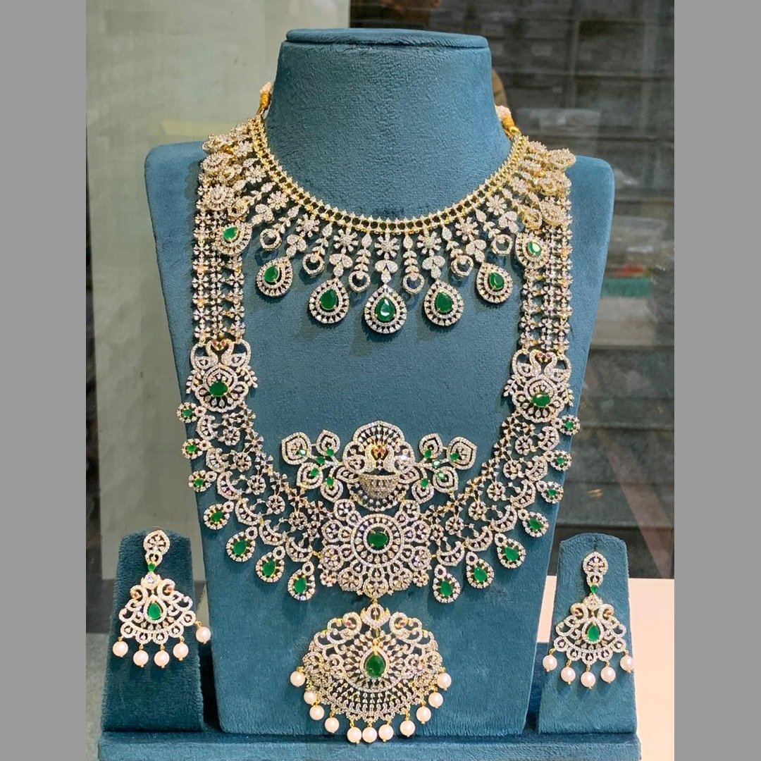 CZ Premium Choker and Haram Combo Set
