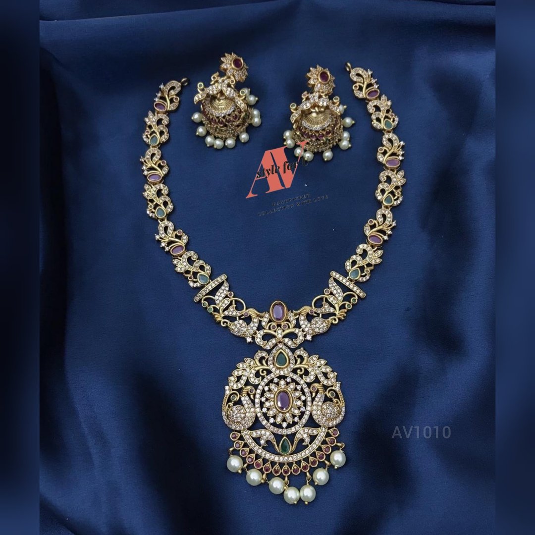 CZ Necklace Jewelry Set