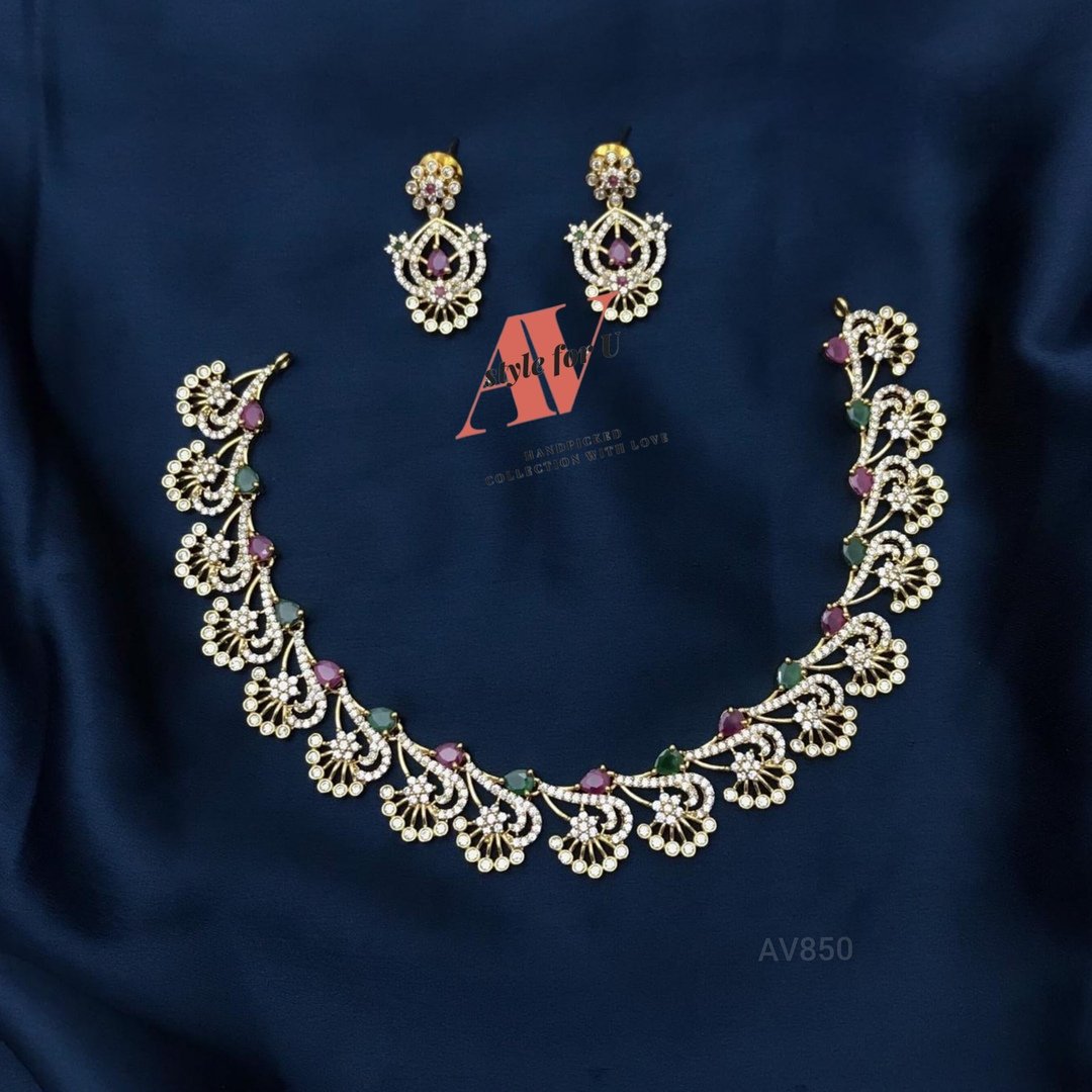CZ Premium Necklace Set