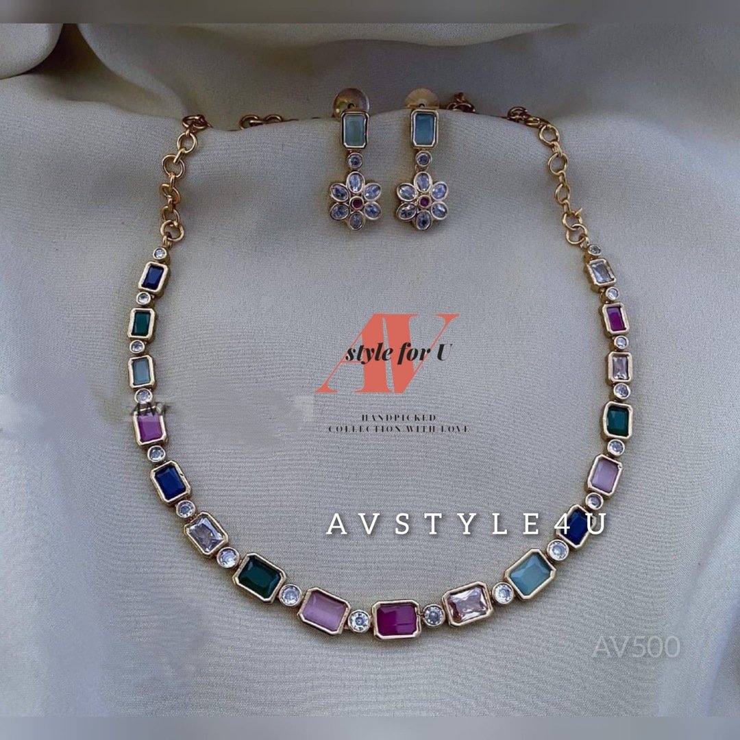 CZ NECKLACE SET