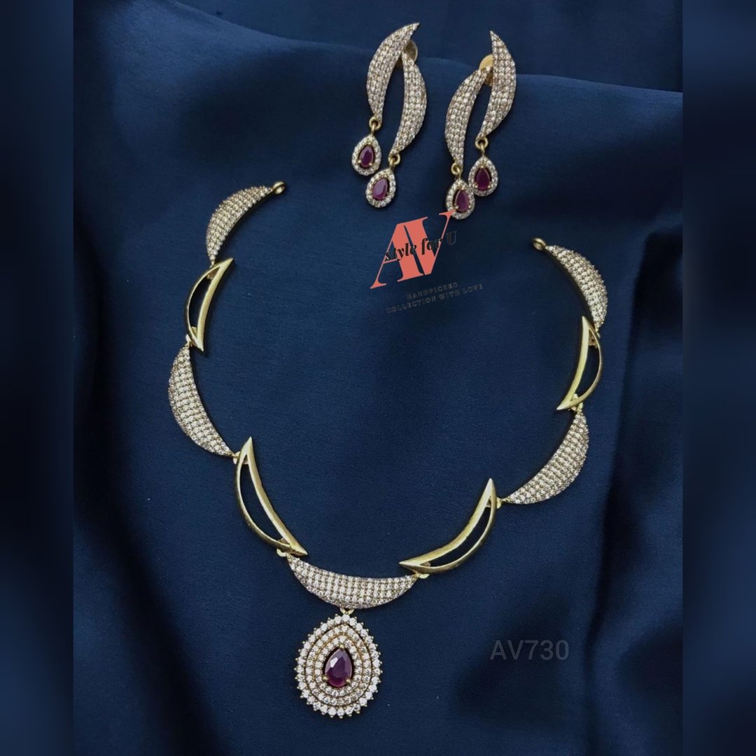 CZ Necklace Set