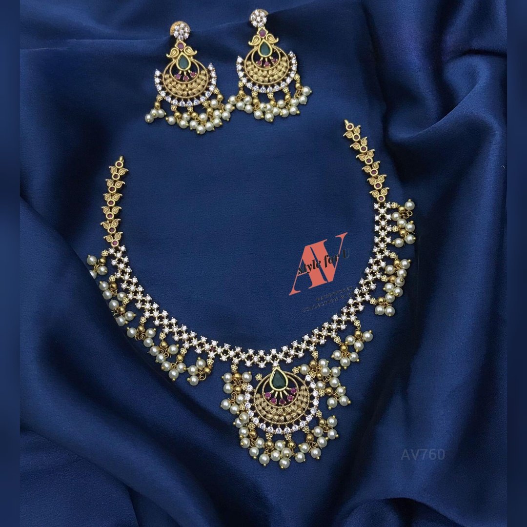 CZ Necklace Set