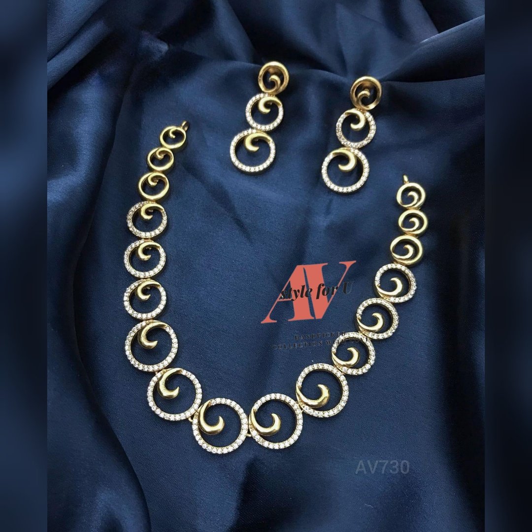 CZ Necklace Set
