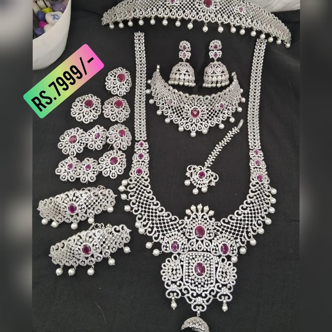 Fashion cz bridal sets with price