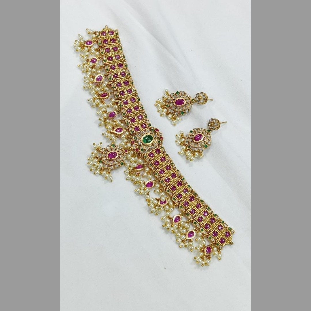 Gutta Pusala Necklace Set