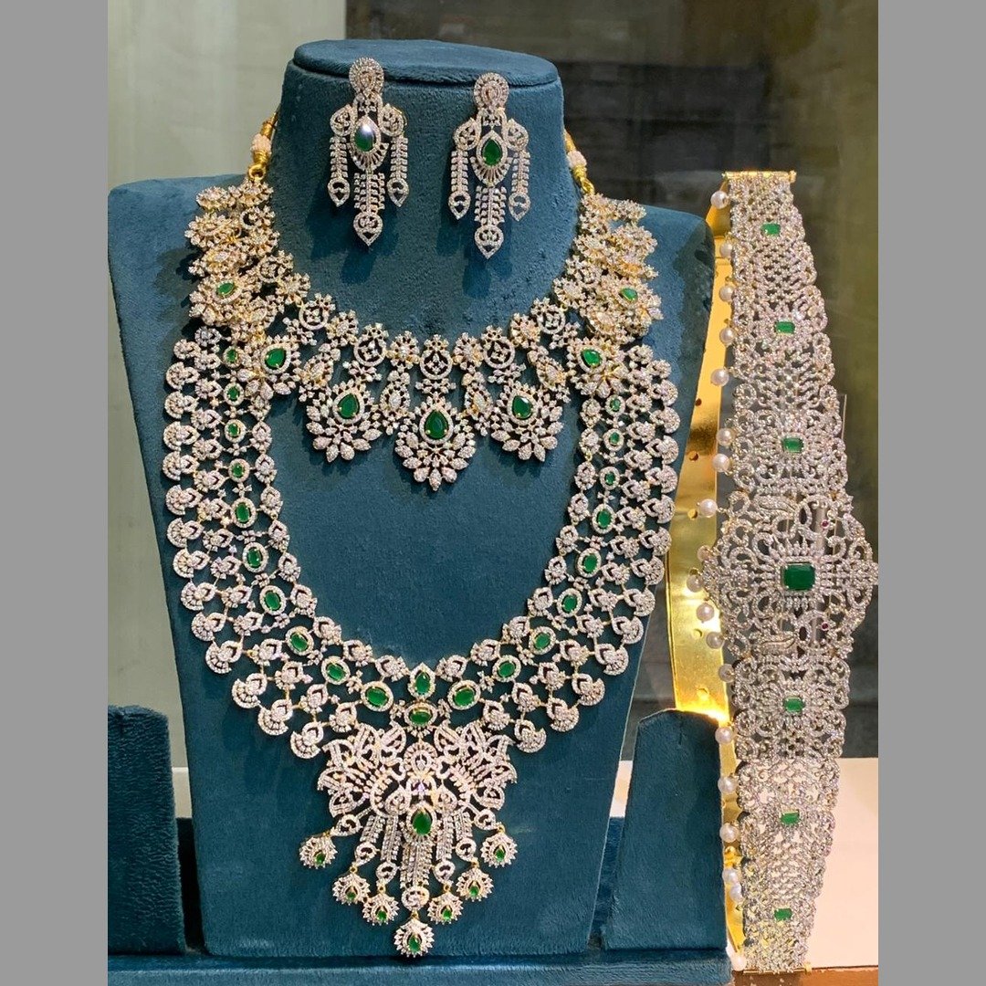 CZ Premium Quality Semi Bridal Set