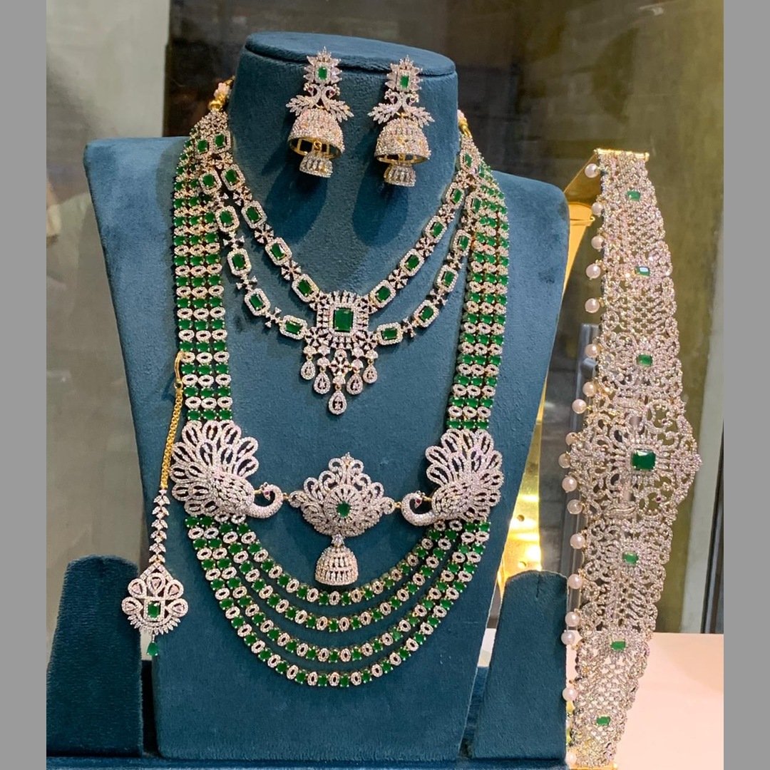 CZ Premium Quality Semi Bridal Set