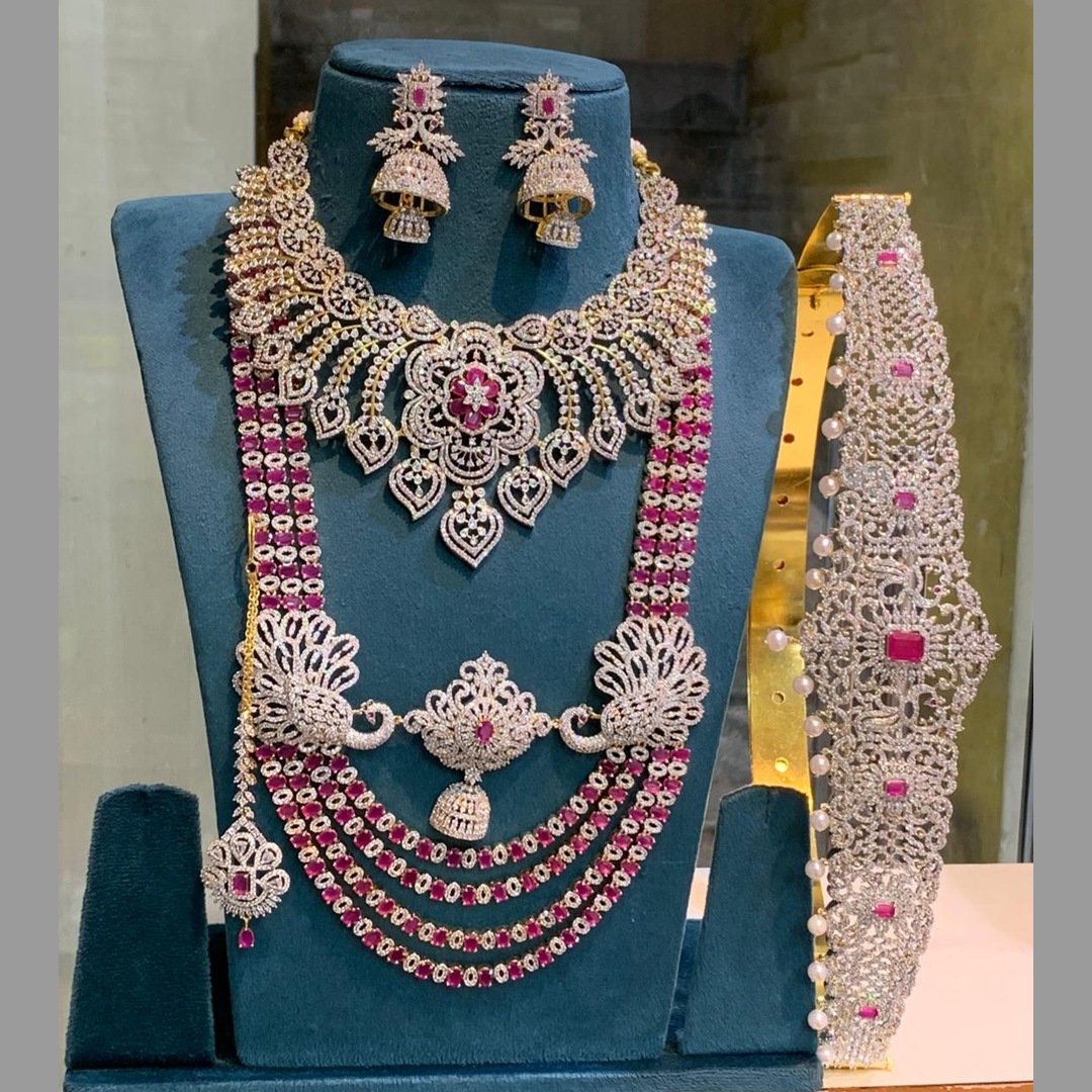 CZ Premium Quality Semi Bridal Set