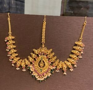 Stunning 3-Layer Wedding Tikka