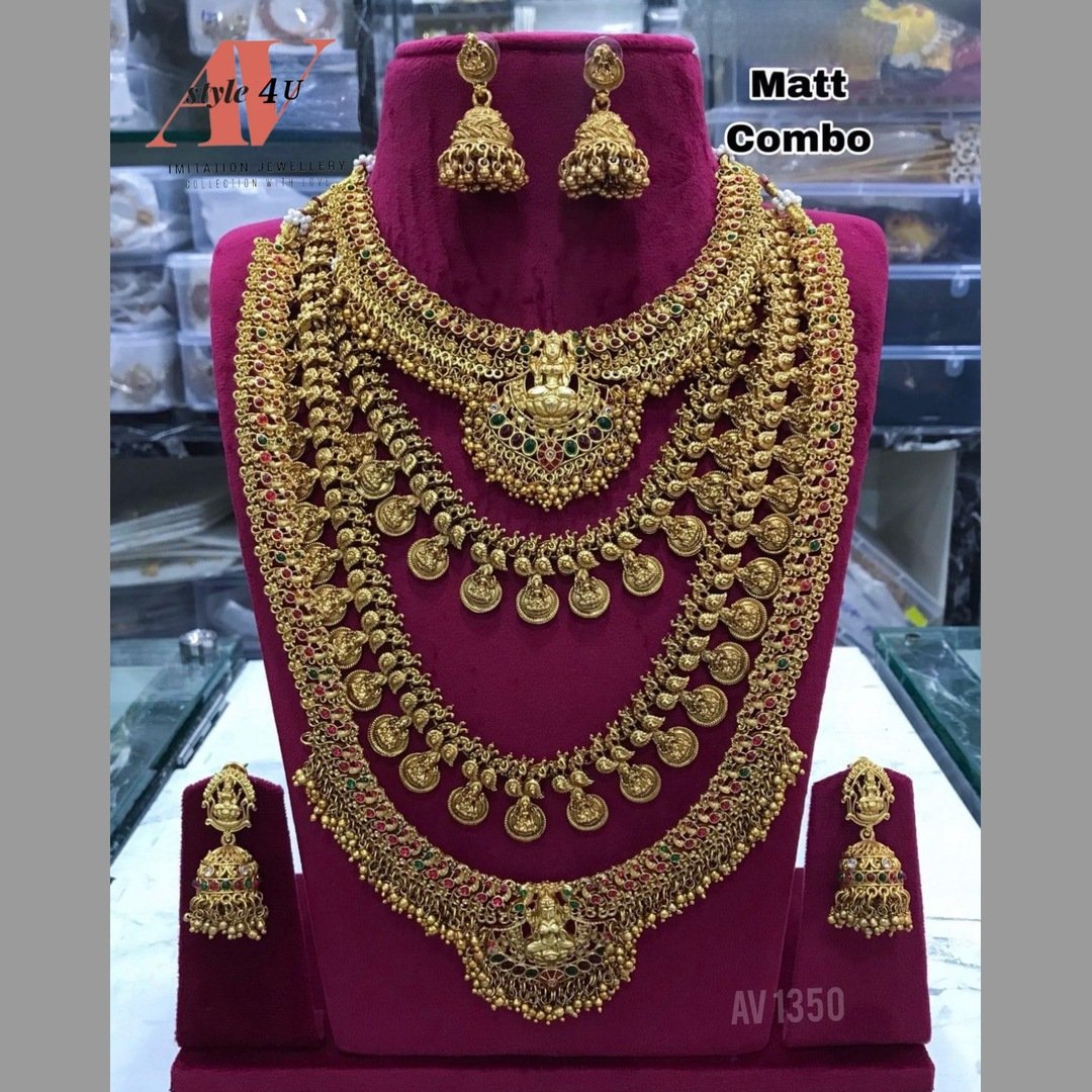 Matte Combo Jewellery Set