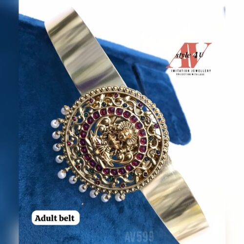 Exquisite Plain Gold Plated Hipbelt