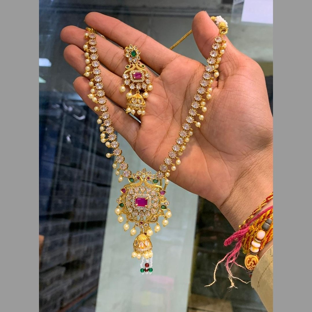 Stunning CZ Necklace Set