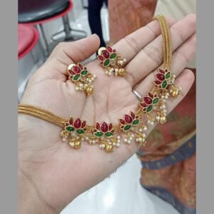 LOTUS PEARLS NECKLACE