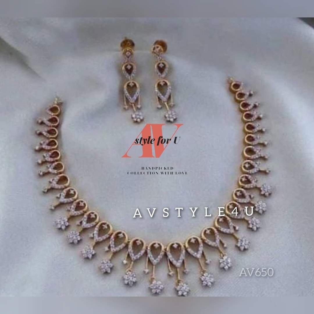 CZ Elegant Jewelry Necklace Set