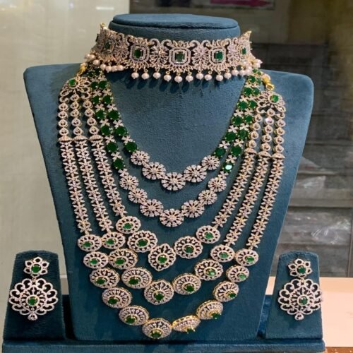 CZ Combo Jewellery Set
