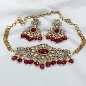 CZ Victorian Choker Set