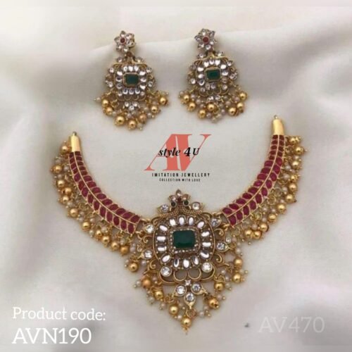Exquisite CZ necklace jewellery Design