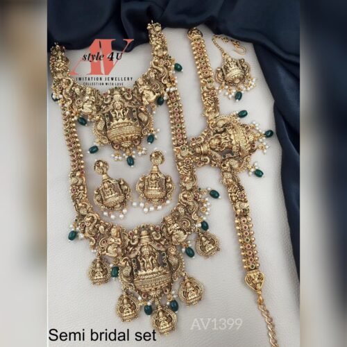 Discover the Elegance of the Latest Matte Semi Bridal Set