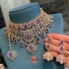 Exquisite CZ Bridal Choker Set: A Timeless Accessory