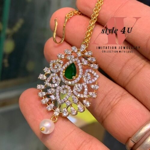 Discover the Elegance of CZ Tikka Jewellery