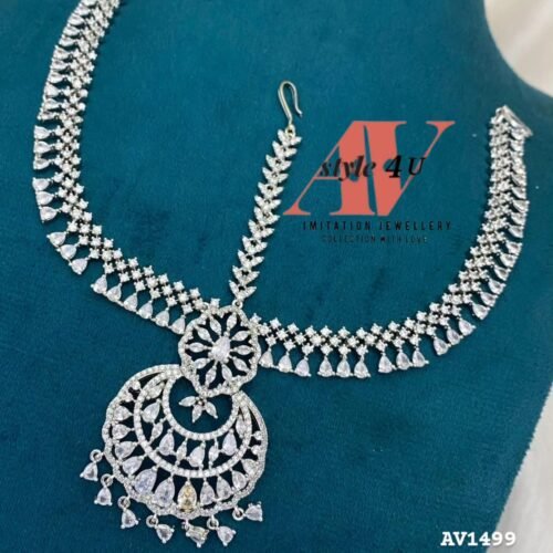 Elegance Redefined: The 3 Layer CZ Wedding Tikka