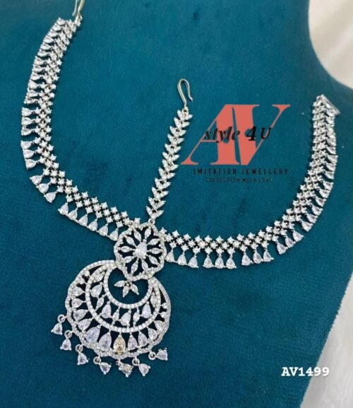 Elegance Redefined: The 3 Layer CZ Wedding Tikka