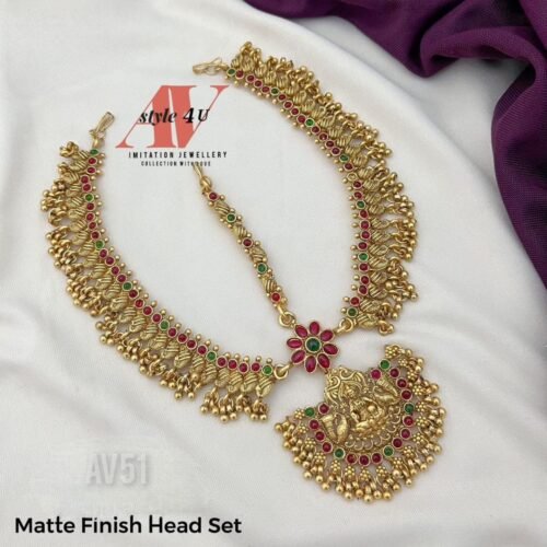 Elegance and Tradition: The 3 Layer Bridal Tikka