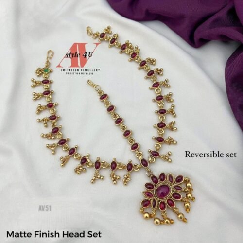 Elegance and Tradition: The 3 Layer Bridal Tikka