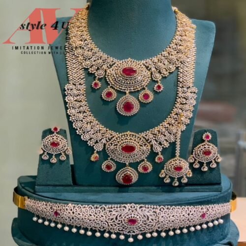 Elevate Your Elegance with a CZ Semi Bridal Set