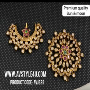 CZ Sun and Moon Jada Billa Jewellery