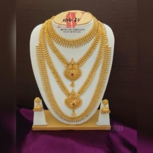 Micro Plated Kerala Model Combo Jewellery