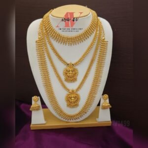 Micro Plated Kerala Model Combo Jewellery