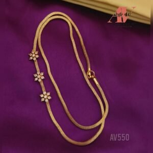 Tri-Floral Mop /Thali Chain