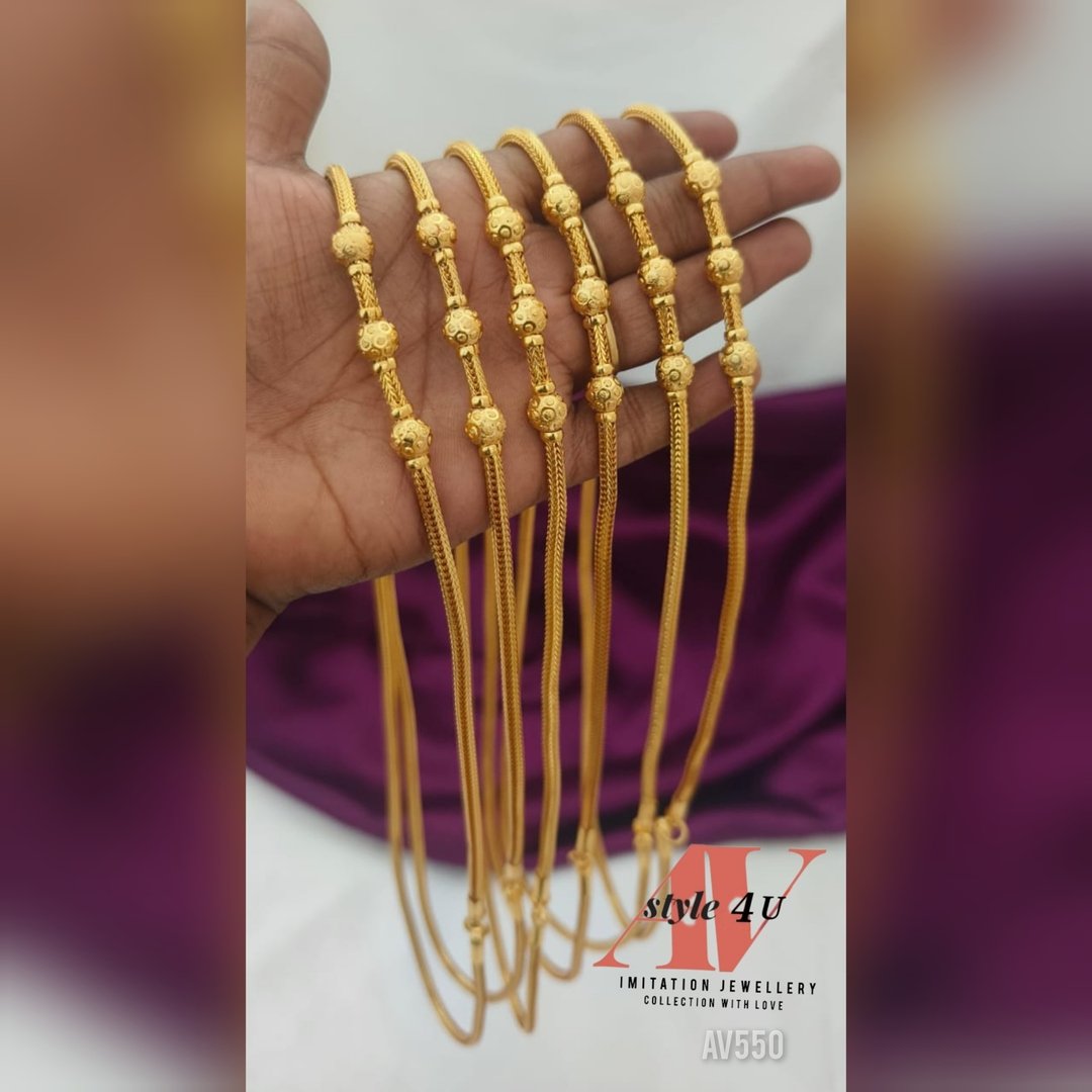 Gold Balls Mop Thali Chain Collection – AVSTYLE4U
