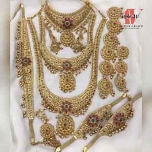 3-Layer Bridal Jewellery with No God Design / no idol design