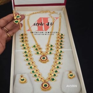 Kerala Design Micro Plated Combo with Kada Bangle