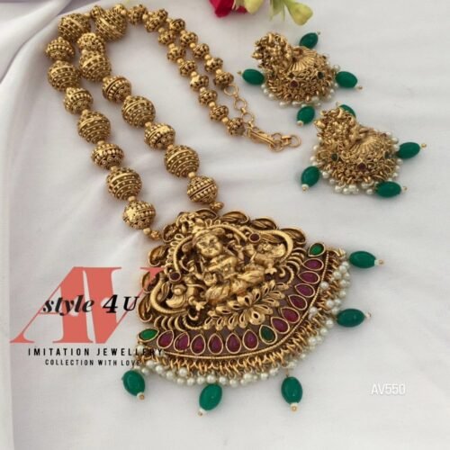 Nakshi balls necklace set