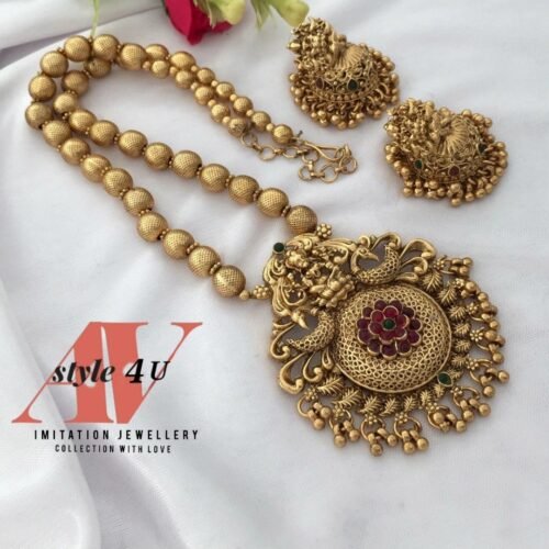 Nakshi balls necklace set