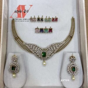Match your look perfectly With our Stone Changeable Necklace