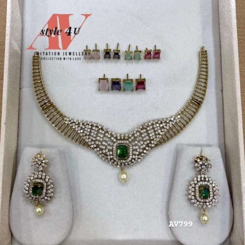 Match your look perfectly With our Stone Changeable Necklace