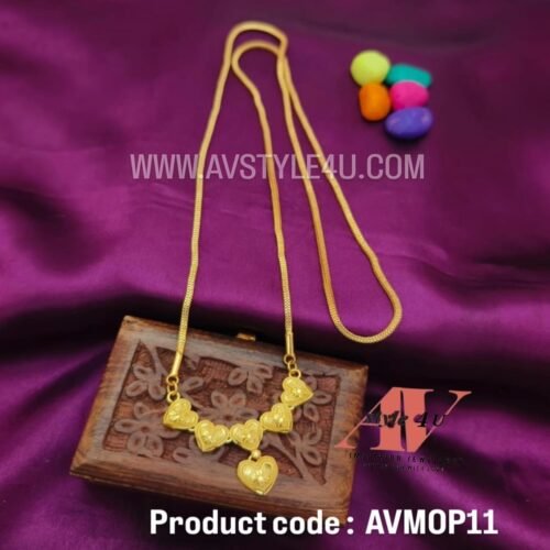 Micro Gold Plated Impon Chain with Dollar