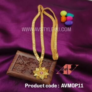 Micro Gold Plated Impon Chain with Dollar
