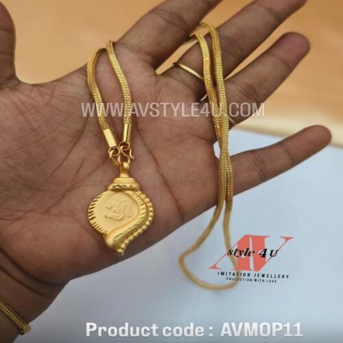 Micro Gold Plated Impon Chain with Dollar