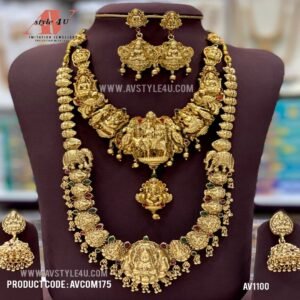 Lakshmi Combo Necklace and Haram Jewellery
