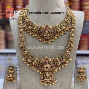 Lakshmi Matte  Nakshi Combo Jewellery