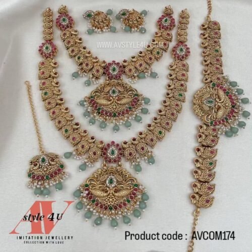 semi bridal (2) No Idol Semi Bridal Mango Design Jewellery