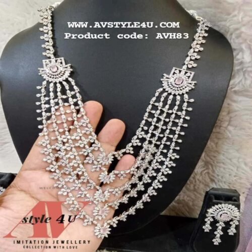 5 Layered CZ Haram Jewellery Set