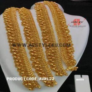 Micro Gold Plated Anklets