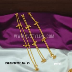Micro Gold Plated Anklets